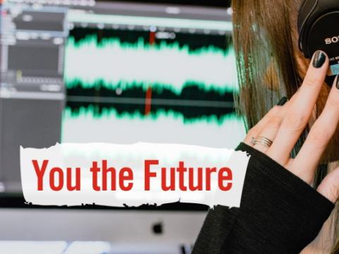 locandina del progetto You the future a cui partecipano i ragazzi che hanno realizzato il podcast su adolescenza e salute mentale