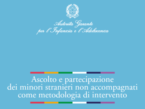 cover della pubblicazione Agia Ascolto e partecipazione dei minori stranieri non accompagnati come metodologia di intervento