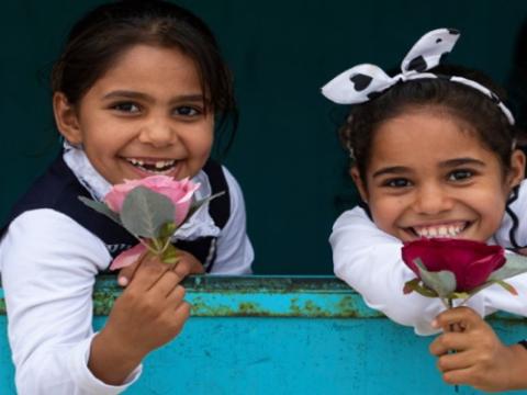 copertina della pubblicazione dell’Unicef Bambine, bambini, adolescenti e cambiamento climatico: è necessario un intervento urgente