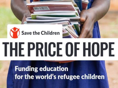 cover del rapporto Save the Children Il Prezzo della Speranza
