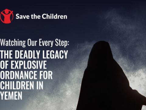 cover del rapporto di Save the Children Ad ogni passo un rischio