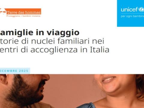 copertina del rapporto Famiglie in viaggio